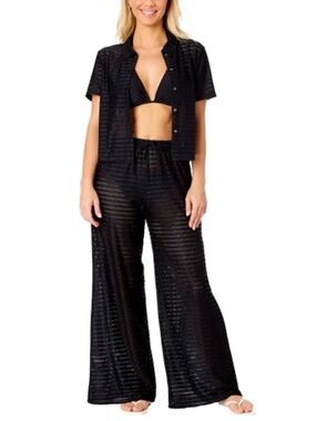 Hurley Swimsuit Coverup Black Size XL